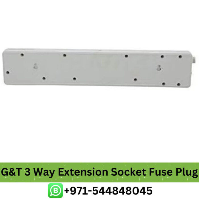 Buy G&T 3 Way Extension Socket Fuse Plug 3250W in Dubai - G&T 3 Way Extension Socket with Fuse Plug Protector 3250W in UAE Near me