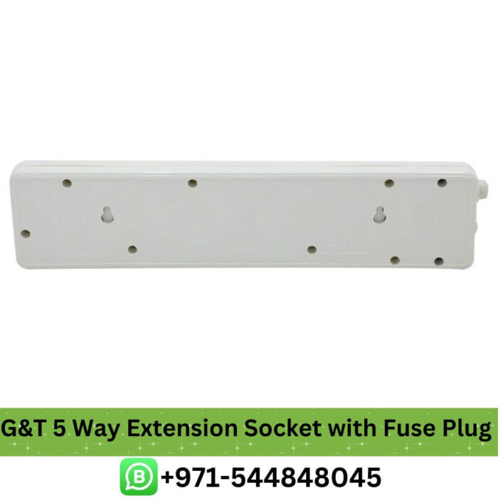Best G&T 5 Way Extension Socket with Fuse Plug Protector, 3M, 3250W in UAE - Buy Best G&T 5Way Extension Socket with Fuse Plug Price in Dubai