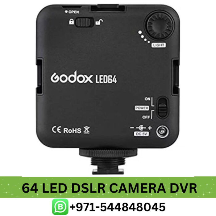 64 LED DSLR Camera DVR UAE Near me, GODOX video light, led lights UAE - Buy Best GODOX Video Light 64 LED DSLR Camera DVR in Dubai