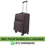 ABC Four Wheeled Luggage With Numb Lock Near Me From Best E-Commerce | Best ABC Four Wheeled Luggage Dubai With Numb Lock 1 Pc