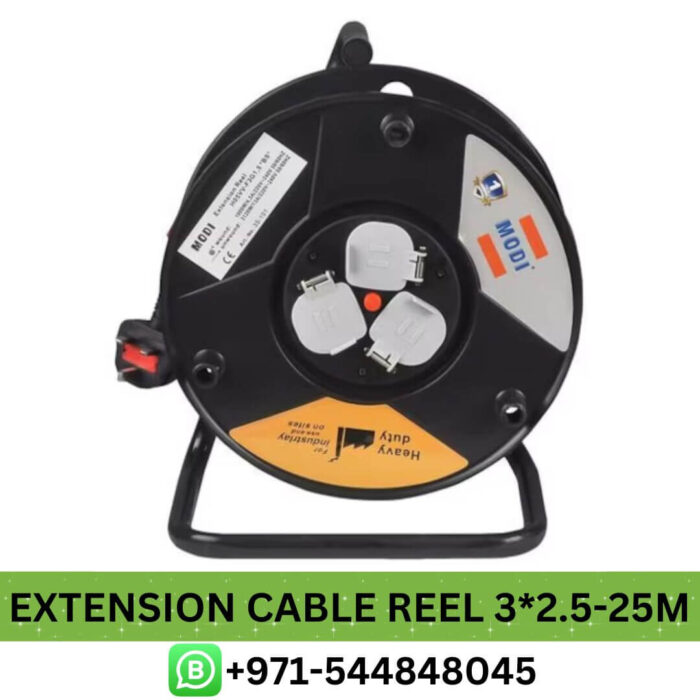 Buy Best HEAVY Duty Extension Cable Reel 3X25-25M in Dubai - Extension Cable Reel 3*2.5 25M UAE Near me, heavy duty Cable, Duty Dubai