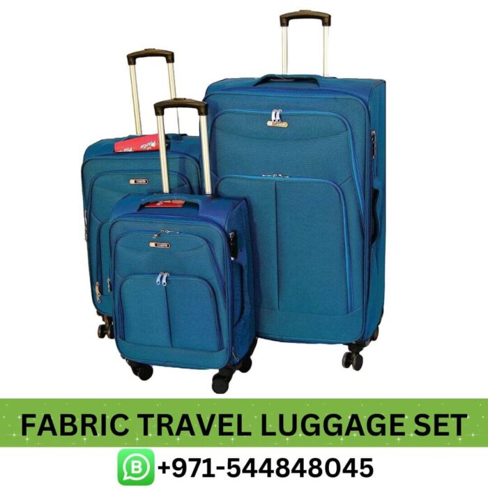 Fabric Trolley Travel Luggage Bag Form Best E-Commerce | Best Fabric Trolley Travel Luggage Set Dubai, UAE
