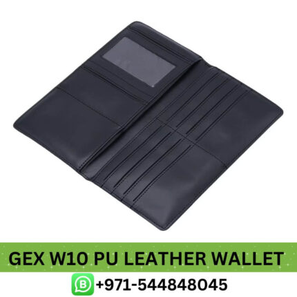 GEX W10 PU Leather Money Wallet Near Me From Best E-Commerce | Best GEX W10 PU Leather Wallet Dubai, UAE Near Me 1 Pc