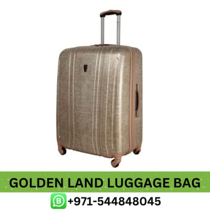 Golden Land Luggage Best Bag Near Me From Best E-Commerce | Best Golden Land Luggage Trolley Near Me in Dubai, UAE 3 Pcs
