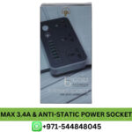 Static Power Socket UAE - Static Power Socket Dubai anti static power - Buy Best Power Socket With USB 6 Port - Max 3.4A Price in Dubai