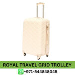 Royal Travel Grid Design Luggage From Best E-Commerce | Best Royal Travel Grid Design Luggage Price Dubai