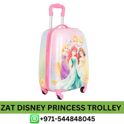 Zat Disney Princess Printed Luggage Bag Near Me From Best E-Commerce | Best Zat Disney Princess Printed Trolley Bag For Kids Dubai