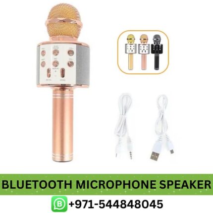 Best WS858 Bluetooth Microphone Speaker Price in Dubai | Bluetooth Microphone Speaker Low Price in UAE Near me, microphone speaker