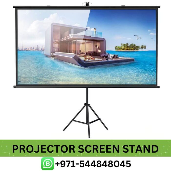 Buy CRONY Projection Screen Portable Stand Price in Dubai | Projection Screen Portable Stand Low Price in UAE Near me, projector screen stand