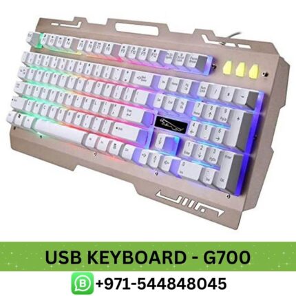 Best G700 - USB Keyboard LED Backlight Price in Dubai _ LED Backlight USB Keyboard - G700 Low Price in UAE, USB Keyboard - G700 in Dubai