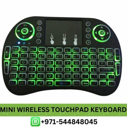Best Mini 2.4G Backlit Wireless Touchpad Keyboard Mouse Price in Dubai _ Mini Wireless Touchpad Air Mouse Near me UAE