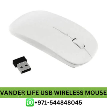 Buy VANDER Life Optical USB Wireless Mouse Price in Dubai _ VANDER LIFE Optical USB Wireless Mouse Near me UAE, Wireless Mouse in UAE