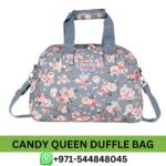 Candy Queen Duffle Bag Near Me From Best E-commerce | Best Candy Queen Original Flowers Prints Duffle Bag in Dubai