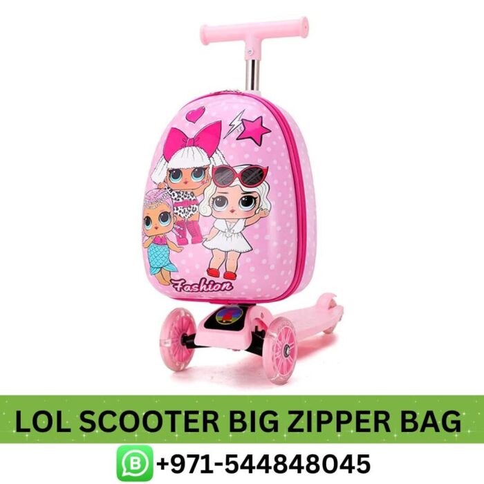 LOL Scooter Bag With Big Zipper Near Me From Best E-Commerce | Best LOL Scooter With Big Zipper Backpack for Kids in Dubai, UAE