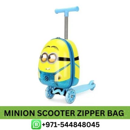 Minion Scooter Bag Near Me From Best E-commerce | Best Minion Scooter Bag With Big Zipper for Kids in Dubai, UAE