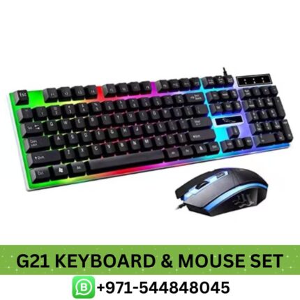 SOONGO G21 Wired Keyboard & Mouse Set Near Me From Best E-Commerce | Best SOONGO G21 Wired Keyboard & Mouse Set in Dubai, UAE