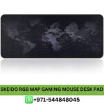 Best SKEIDO RGB Map Gaming Mouse Desk Pad Price in Dubai _ SKEIDO RGB World Map Gaming Mouse Desk Pad Near me UAE