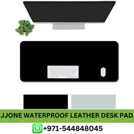 Buy JJONE Waterproof Leather Desk Pad C3-80x40cm Price in Dubai _ JJONE Waterproof PU Leather Desk Pad, Large C3-80x40cm Near me UAE