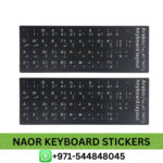NAOR Universal English Keyboard Stickers