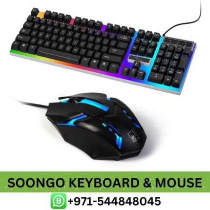 SOONGO Wired Keyboard & Mouse Set - G21
