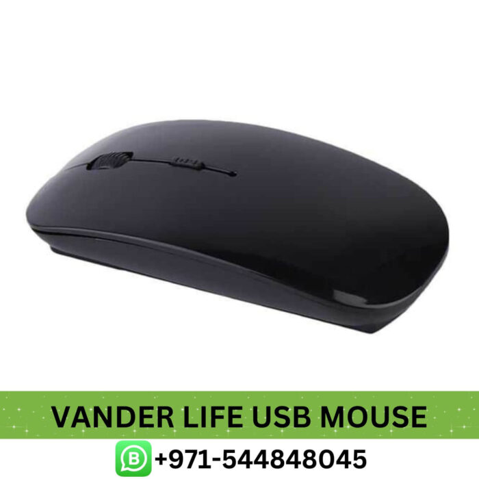 VANDER Life Optical USB Wireless Mouse Wireless design allows you to use it conveniently. Compact and sleek for easy portability.
